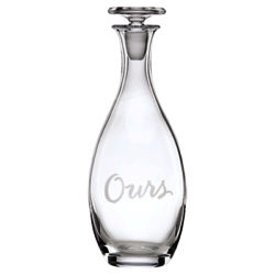 kate spade new york Two Of A Kind 'Ours' Decanter